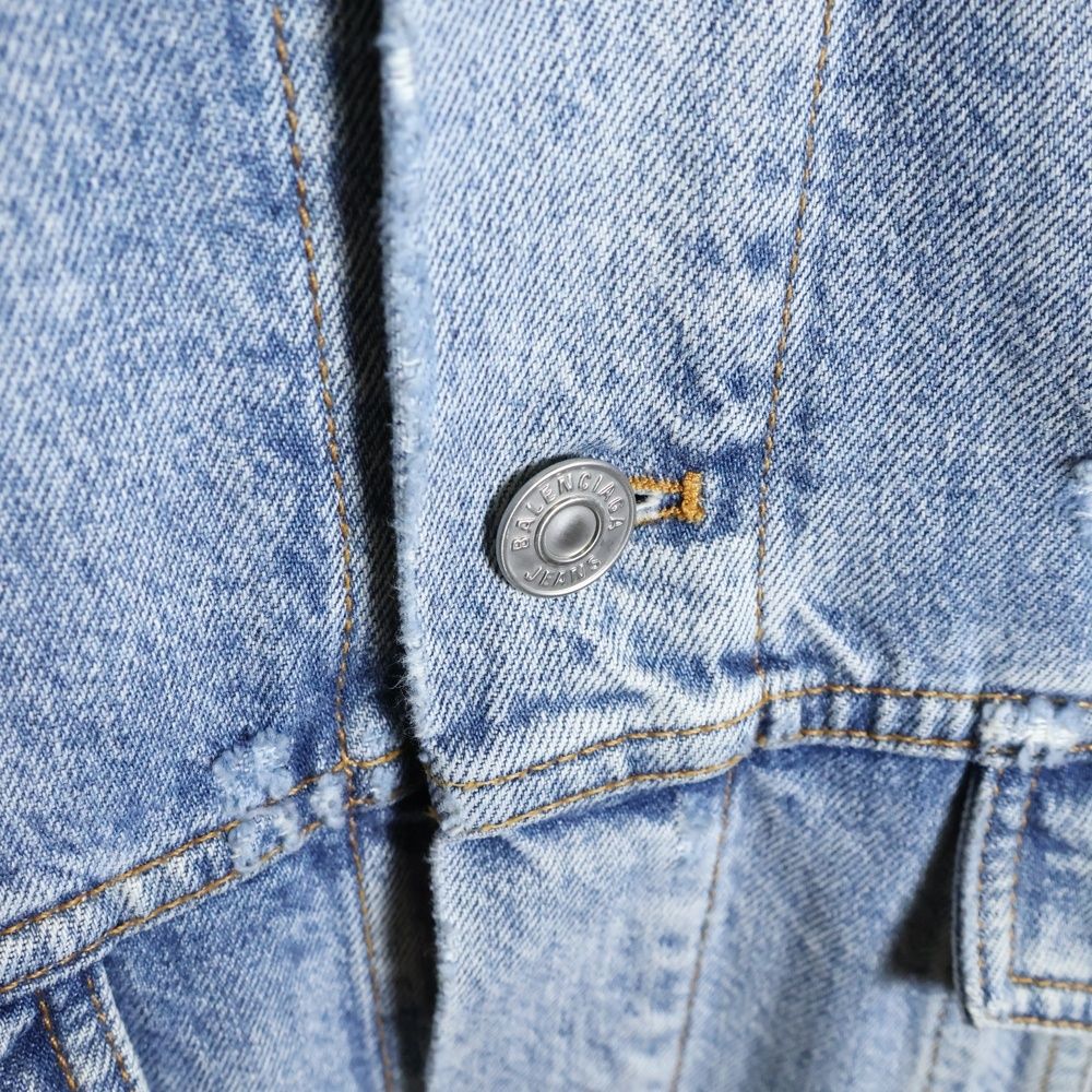 BALENCIAGA (バレンシアガ) 21AW バックバーコード刺繍ラージフィット