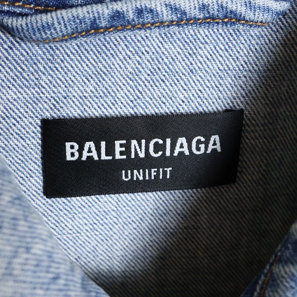 BALENCIAGA (バレンシアガ) 21AW バックバーコード刺繍ラージフィット