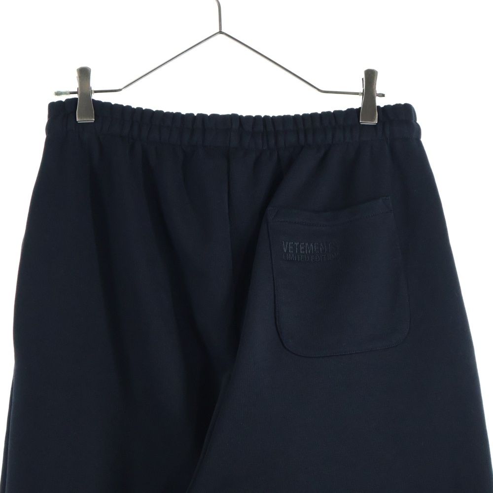 ヴェトモン 20 AW Gothic Logo Anarchy Sweat Pants アナーキーゴシックロゴプリント スウェットパンツ ブラック