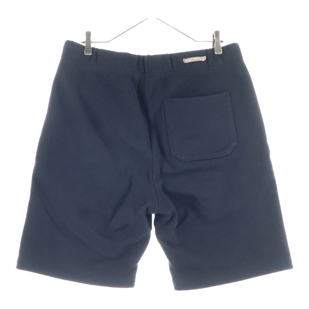 CHROME HEARTS クロムハーツ SLO RIDE ロゴ刺繍スウェットハーフパンツ ブラック