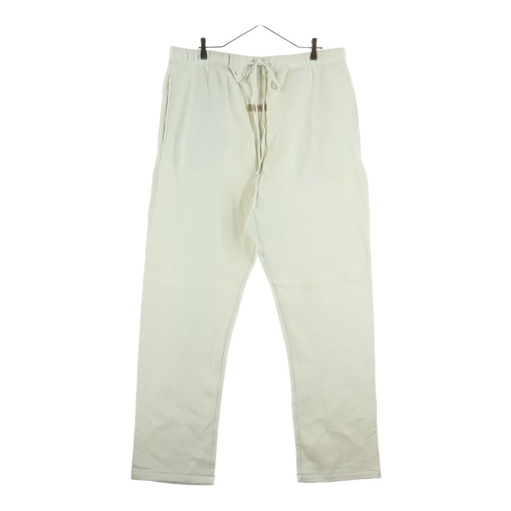 FEAR OF GOD ESSENTIALS フィアオブゴッド エッセンシャルズ SWEAT PANTS ラバーロゴ スウェットパンツ アイボリー