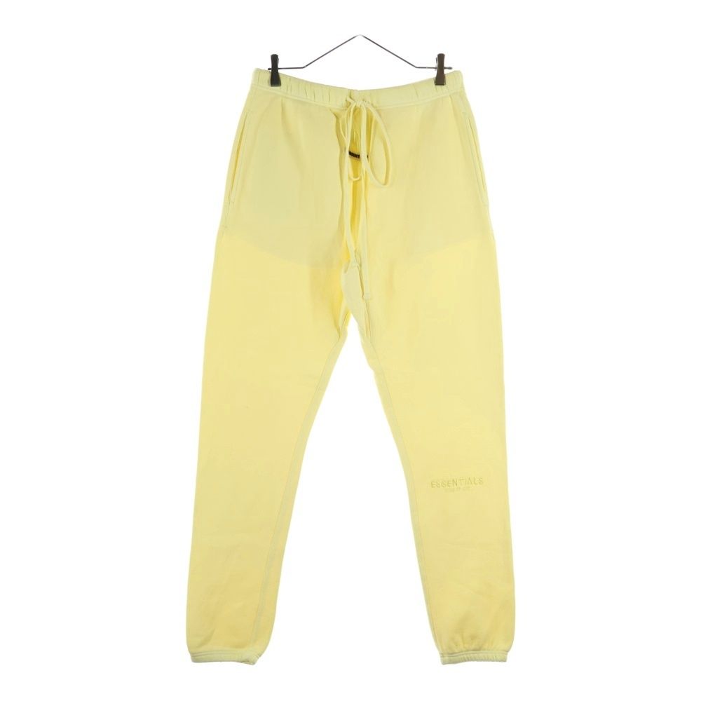 FEAR OF GOD ESSENTIALS フィアオブゴッド エッセンシャルズ SWEAT PANTS ロゴ刺繍 スウェットパンツ イエロー
