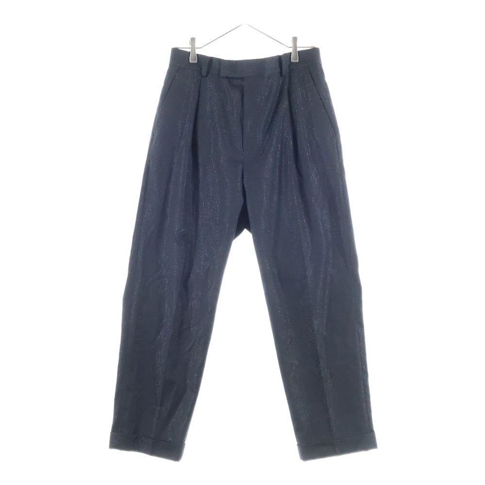 WACKO MARIA ワコマリア 22 SS DORMEUIR GLITTER PLEATED TROUSERS ドーメル グリッター ウールトラウザーズパンツ ブラック