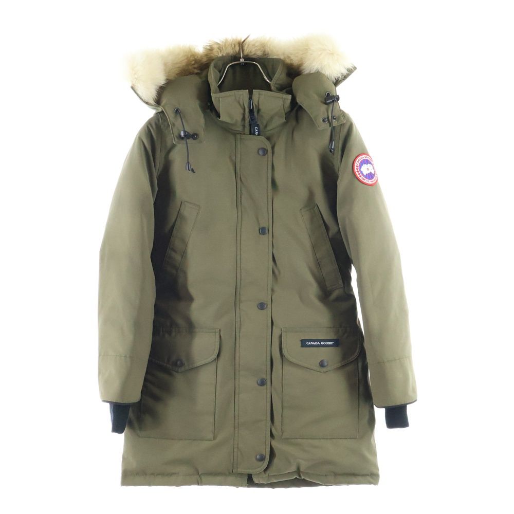 CANADA GOOSE カナダグース Trillium Parka トリリウムパーカー ファーフーデッド ダウンジャケット レディース カーキ 6550 LA