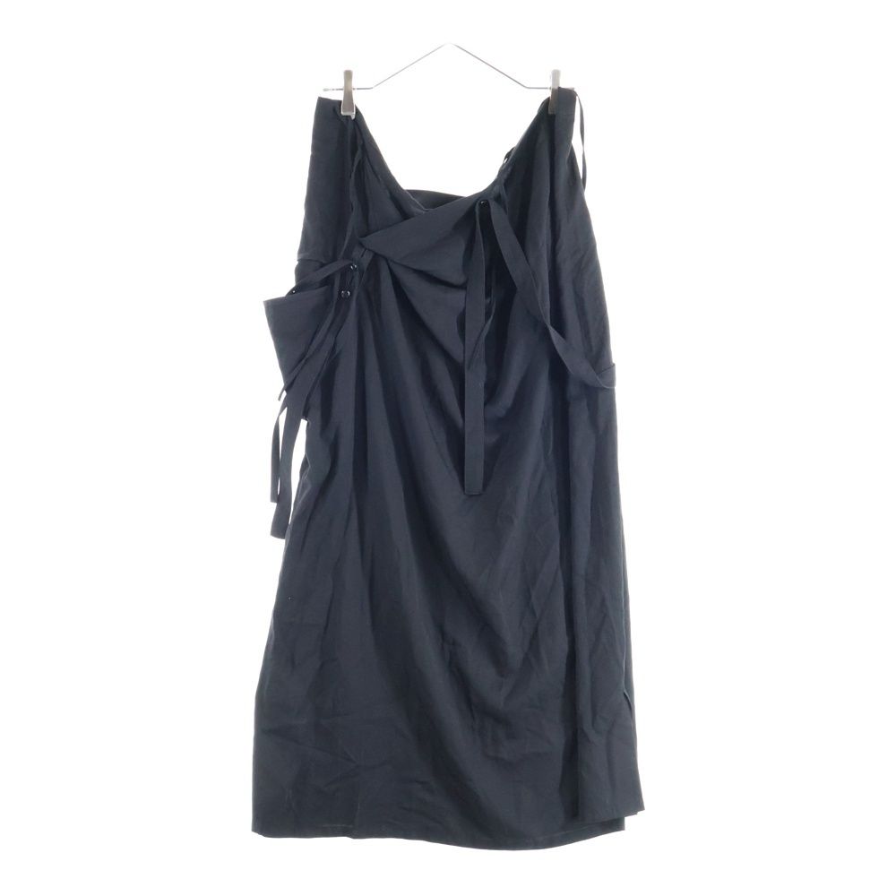 Y s ワイズ ストリングデザイン レーヨン キャミワンピース ブラック レディース YP D 16 201