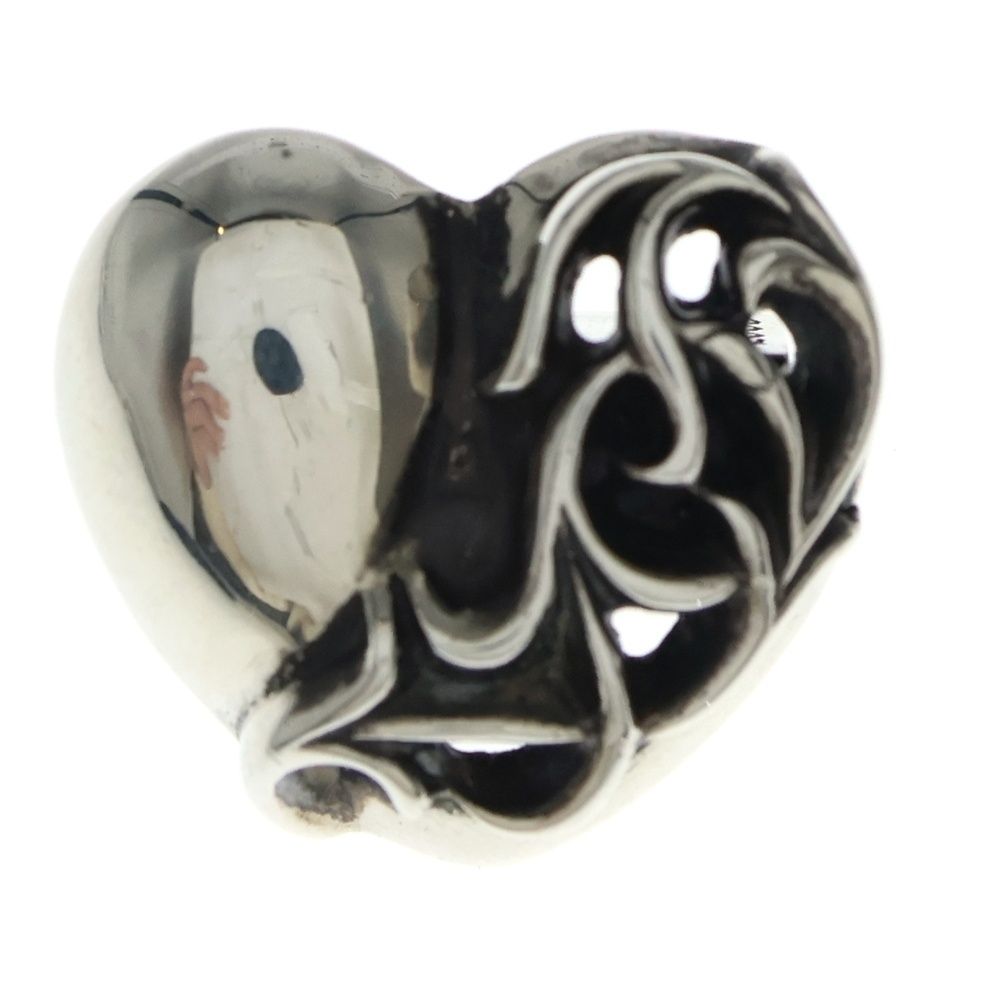 CHROME HEARTS クロムハーツ HAIRBAND ヘアバンド ハートボタンコンチョ シルバー