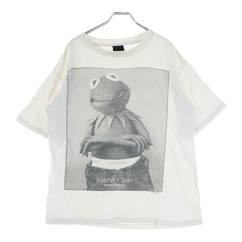 値下げしました= 90s KERMIT カーミット Calvin Klein Tシャツ 古着 値下げしました= 90s KERMIT カーミット Calvin Klein Tシャツ 古着