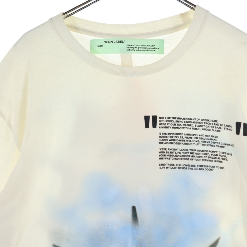 OFF-WHITE (オフホワイト) 18AW LIBERTY L/S TEE 自由の女神 プリント