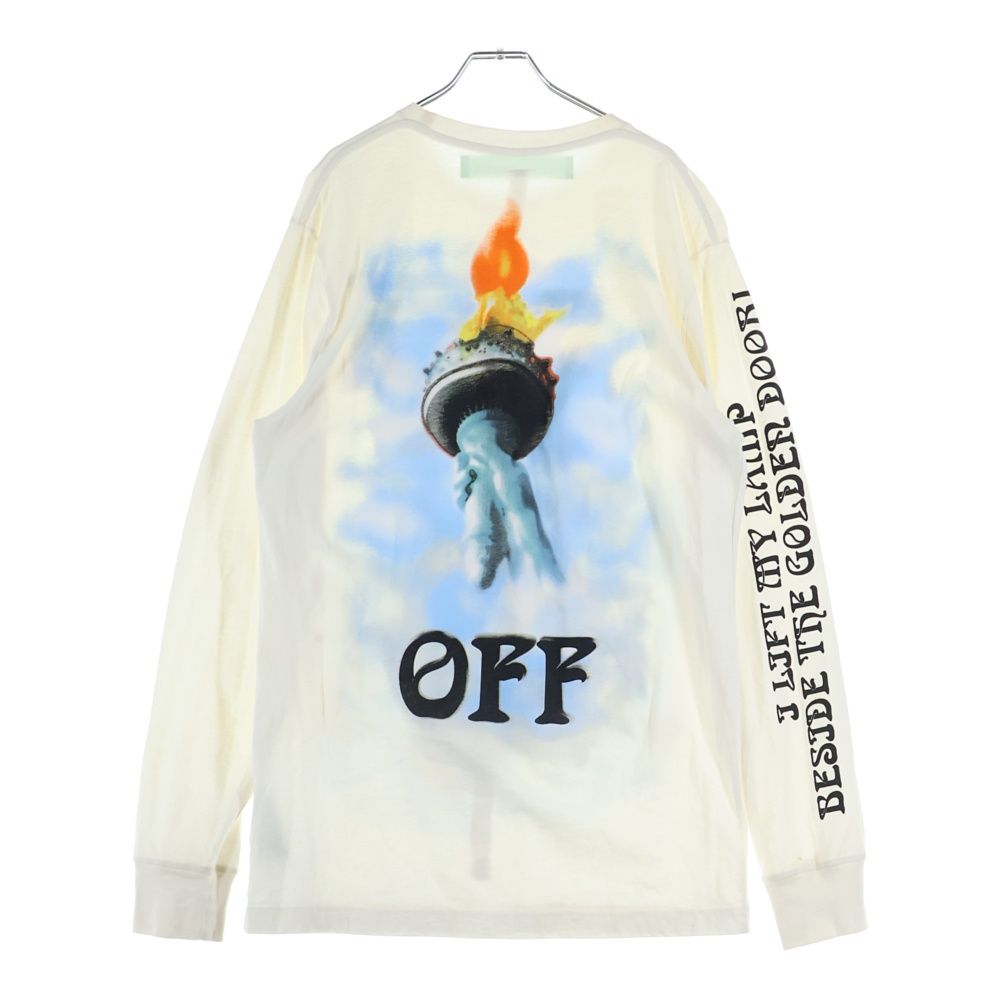 OFF-WHITE (オフホワイト) 18AW LIBERTY L/S TEE 自由の女神 プリント