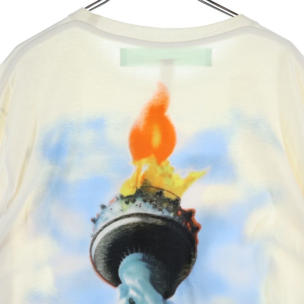 OFF-WHITE (オフホワイト) 18AW LIBERTY L/S TEE 自由の女神 プリント