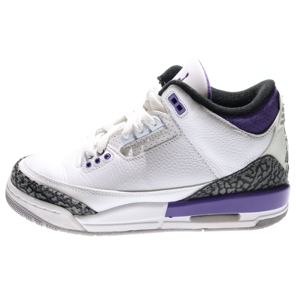 NIKE (ナイキ) AIR JORDAN 3 DARK IRIS GS 節約 エアジョーダン3