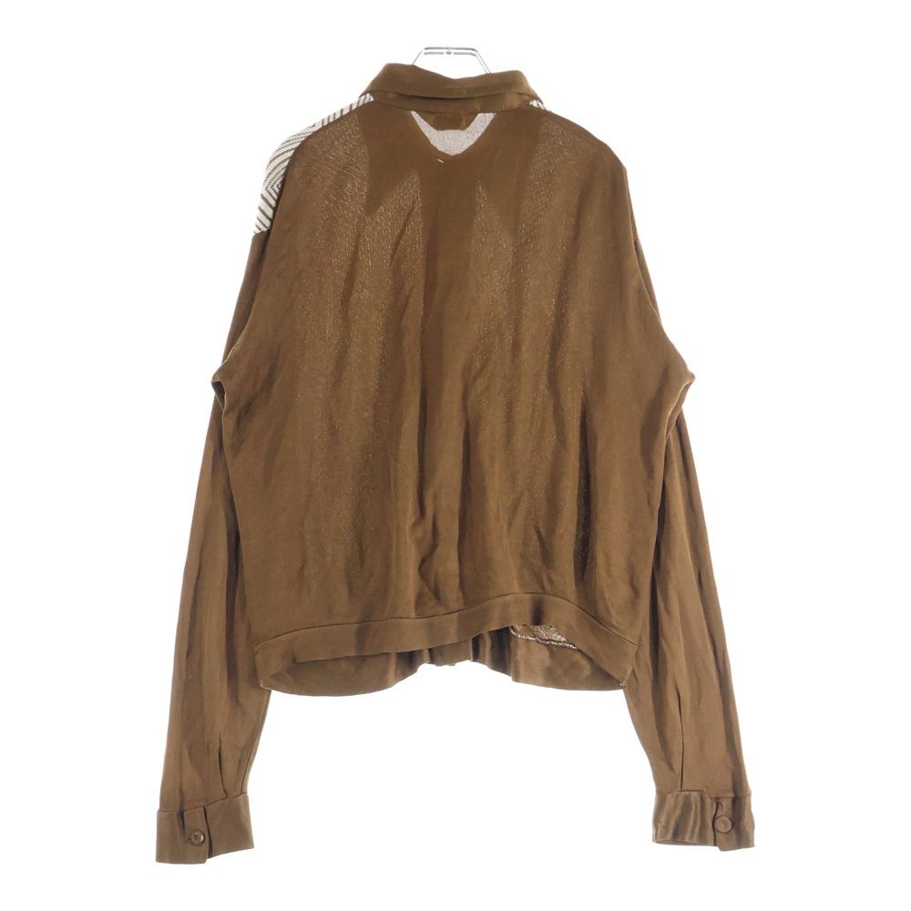 VINTAGE ヴィンテージ 70-80 S LE CHEVRON 長袖 ニットカーディガン ブラウン