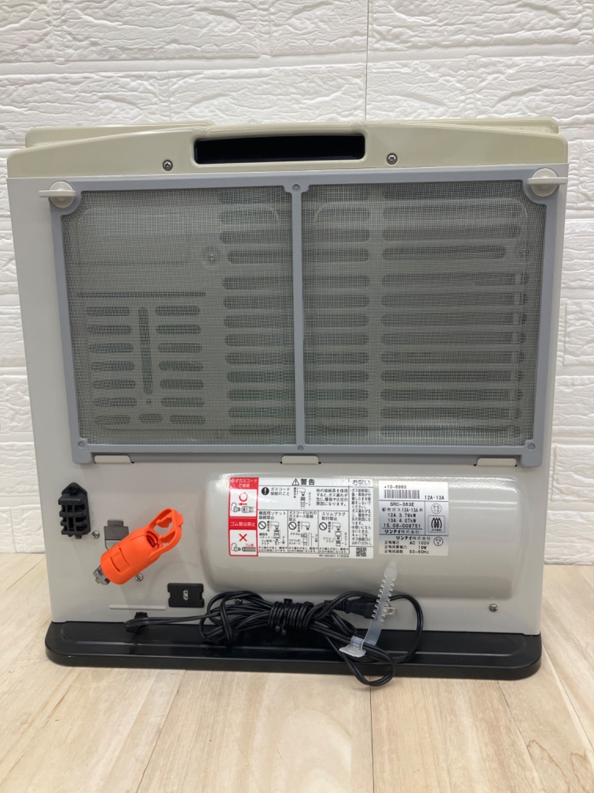 Rinnai SRC-363E ガスファンヒーター 都市ガス - メルカリ