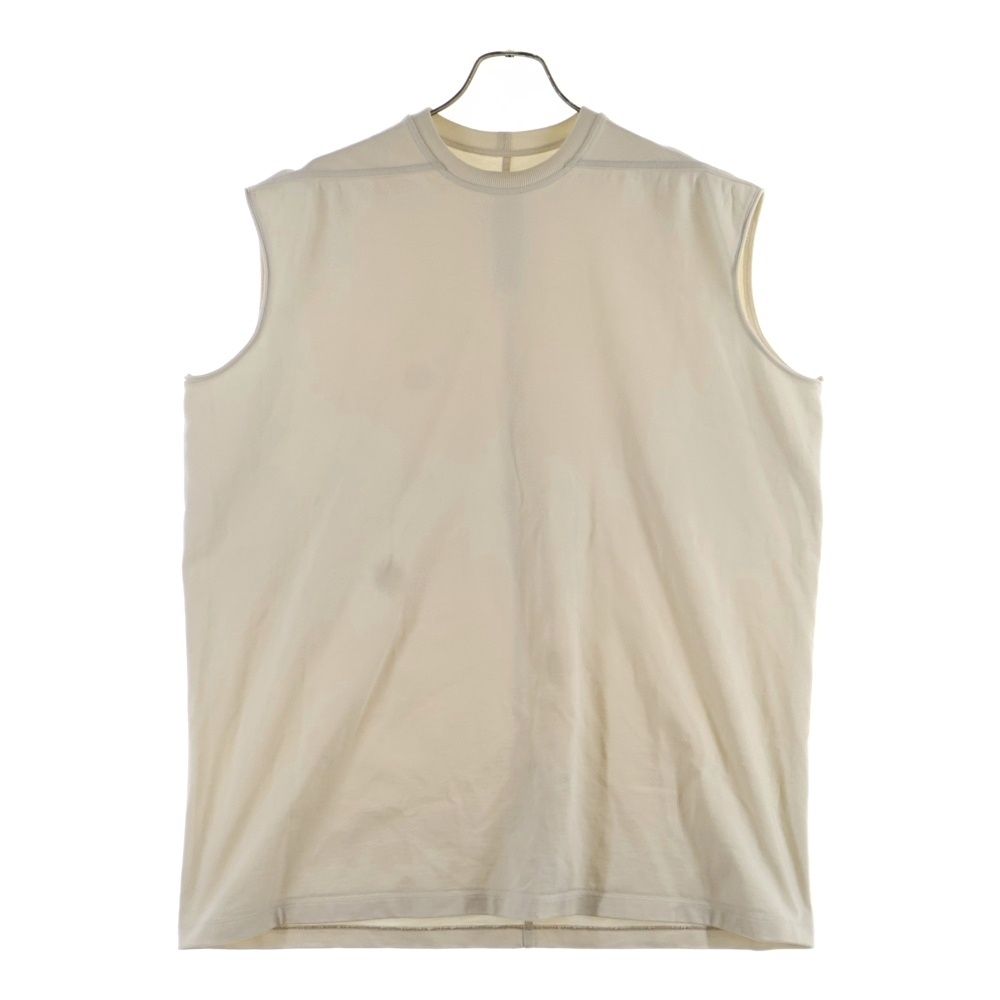 Rick Owens リックオウエンス 24 SS TARP T ノースリーブ ヘビーウエイトカットソー タンクトップ アイボリー BA