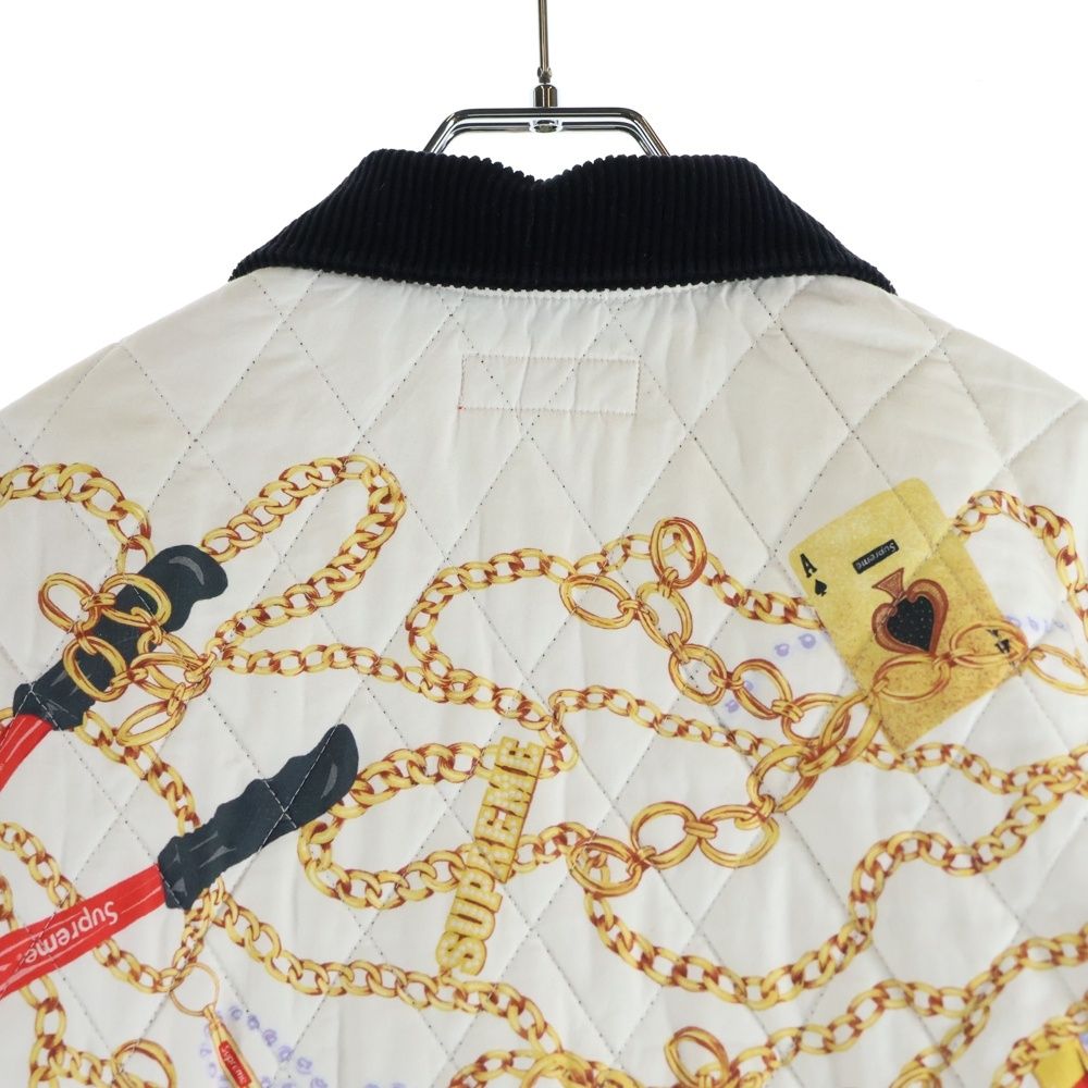 SUPREME (シュプリーム) 20AW Chains Quilted Jacket チェーンプリント