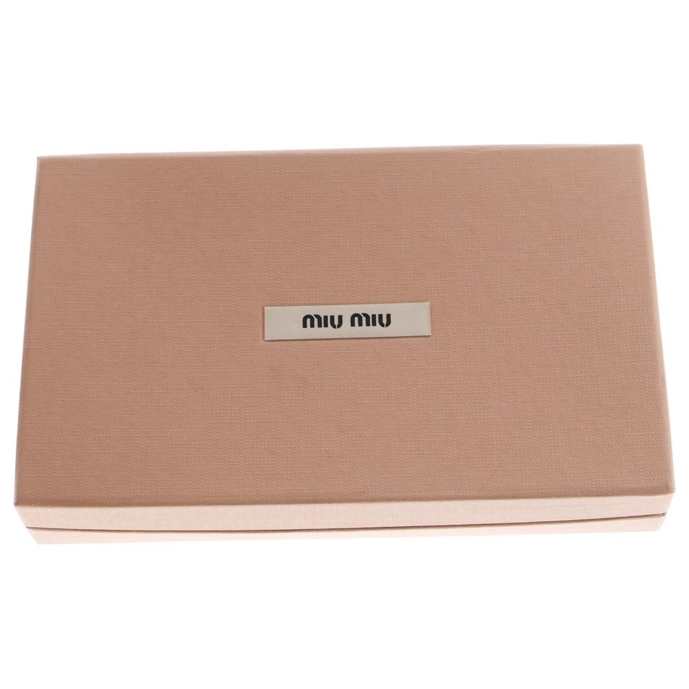 miumiu (ミュウミュウ) 長財布 ロングウォレット カードケース ピンク