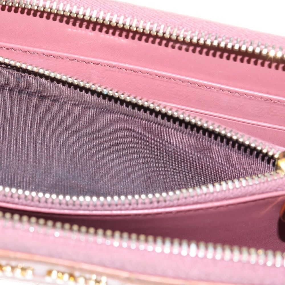 miumiu (ミュウミュウ) 長財布 ロングウォレット カードケース ピンク