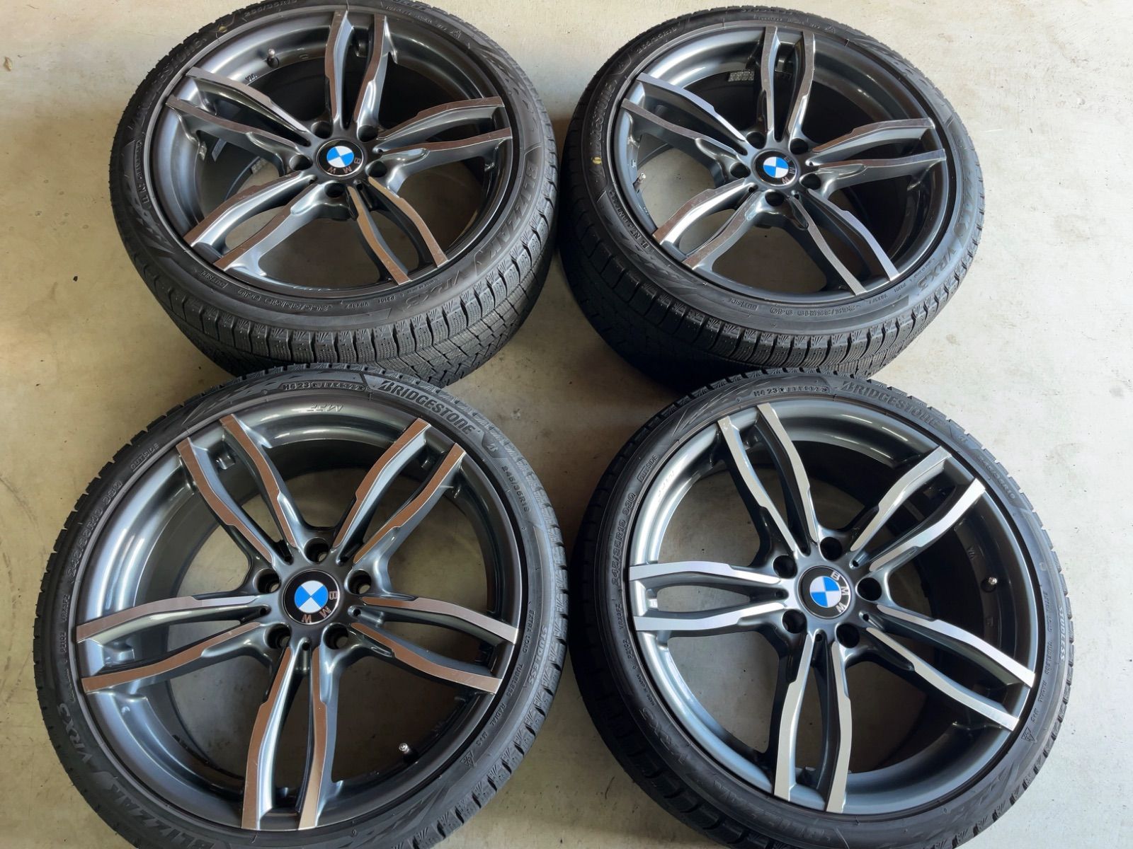 BMW F 87 M 2 ブリジストン VRX 3 製 バリ山付 19インチ 4本セット