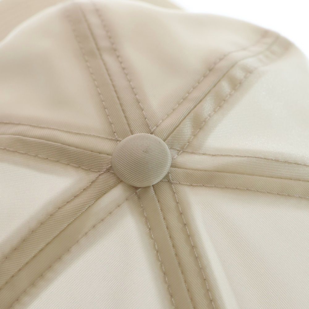 SUPREME シュプリーム 23 AW Enamel Logo 6-Panel エナメル ロゴ 6パネルキャップ ベージュ ライトアウター 今季注目