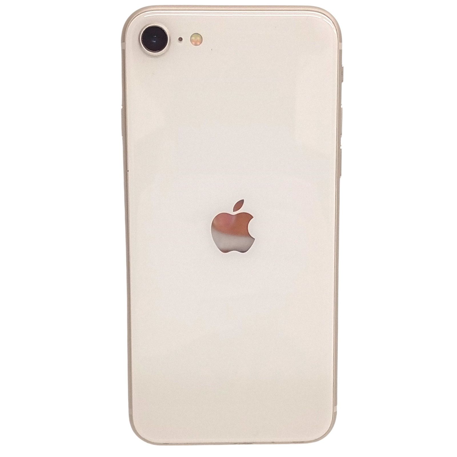 Apple iPhoneSE3 64GB MMYD3J/A ホワイト SIMロックなし NW利用制限:Docomo〇 バッテリー最大容量75％ ※カメラ黒点あり 【】 JA-25628