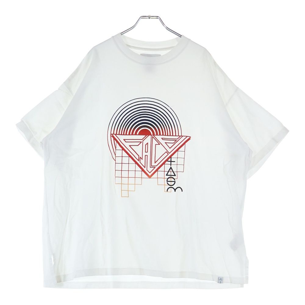 FACETASM / Tシャツ/5/コットン/WHT/ABH-TEE-U19 FACETASM (ファセッタズム) ABH-TEE-U19 ロゴプリント コットン 半袖T