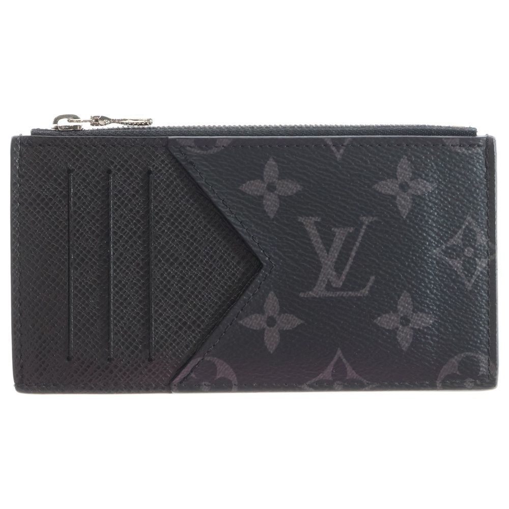 LOUIS VUITTON ルイヴィトン モノグラム エクリプス コインケース フラグメントケース 小物入れ ブラック レザー M 69533 シルバー金具