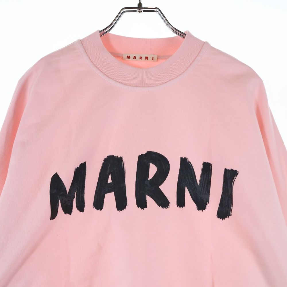 MARNI (マルニ) 23AW ロゴプリント クルーネック スウェット