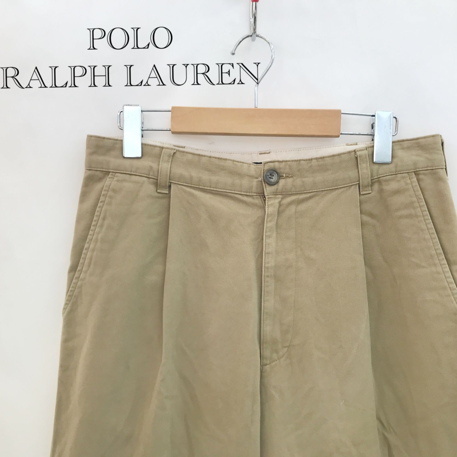 POLO RALPH LAUREN ポロ ラルフローレン チノパン タックパンツ 