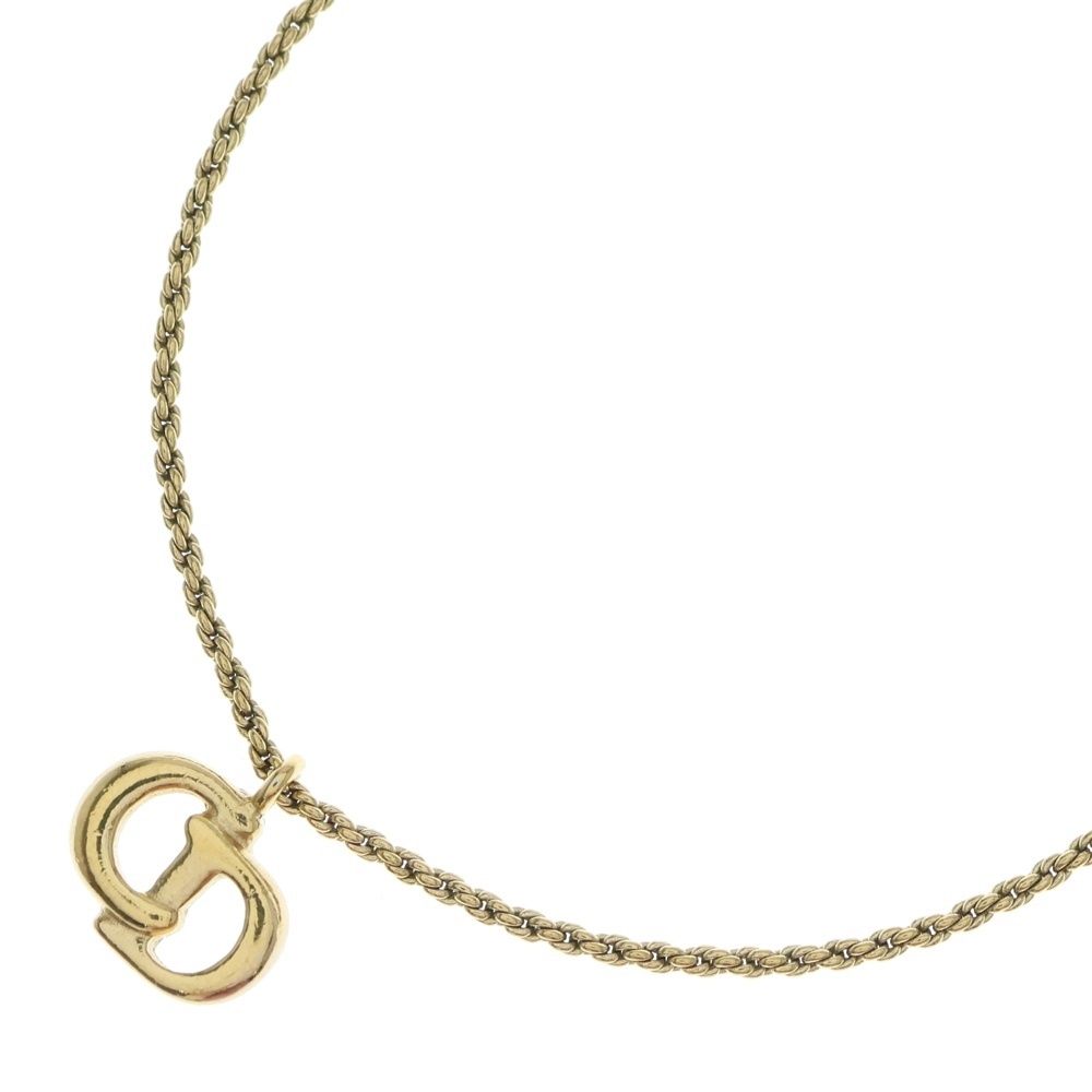 Christian Dior (クリスチャンディオール) CDロゴチェーンペンダント