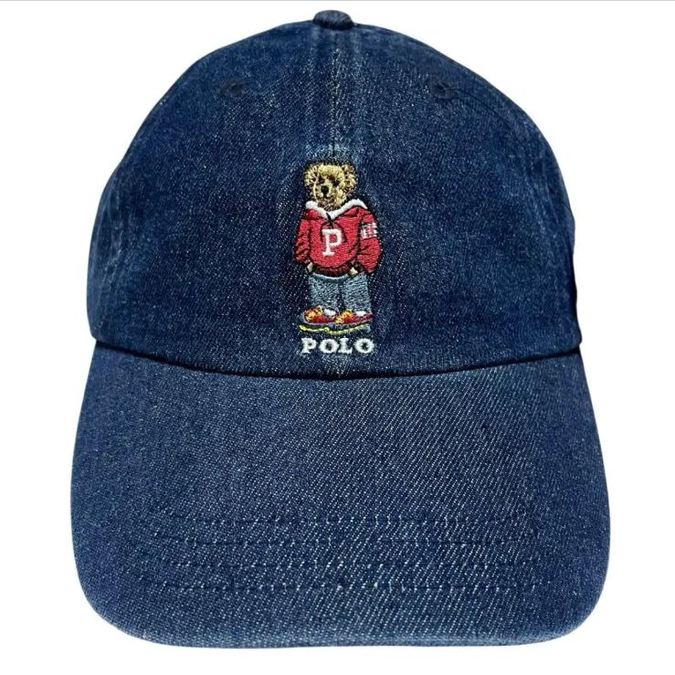 新品】Polo Ralph Lauren ラルフローレン ポロベア デニム キャップ
