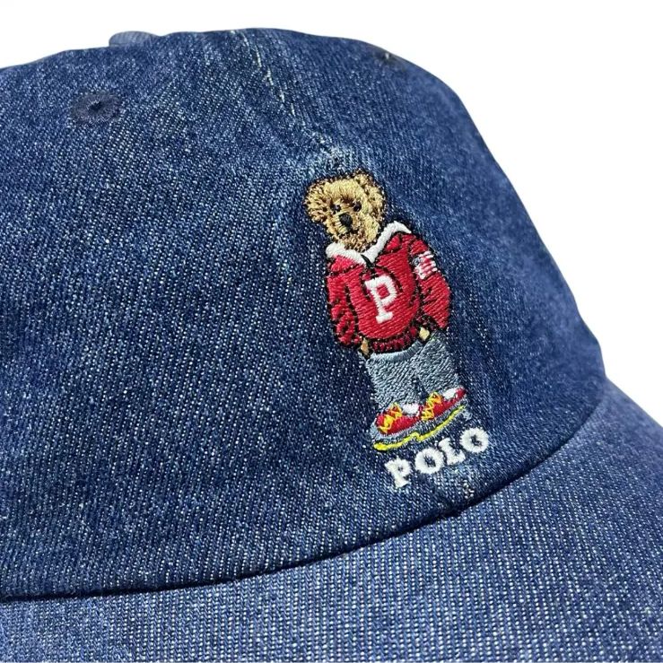 新品】Polo Ralph Lauren ラルフローレン ポロベア デニム キャップ