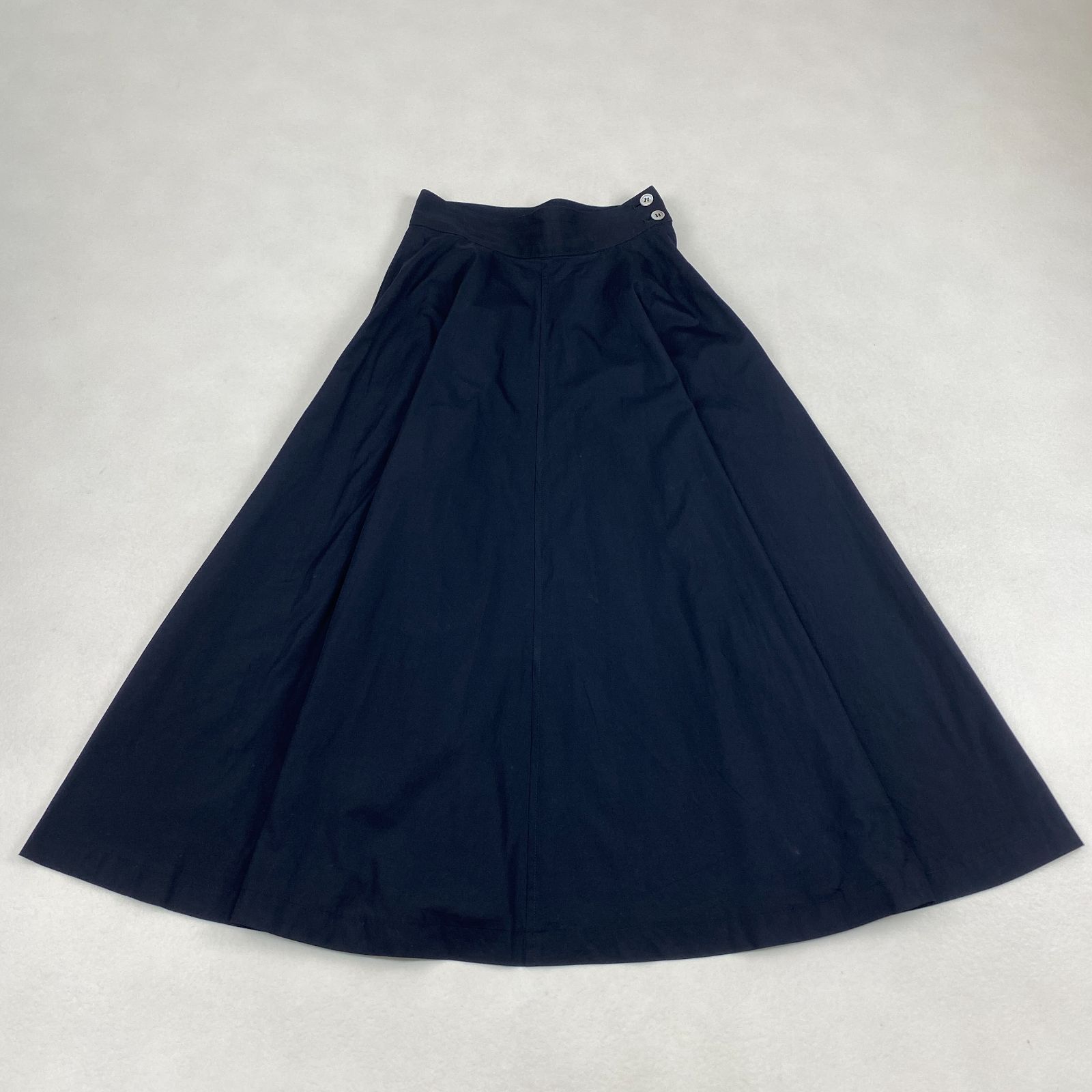 トリココムデギャルソン ロングスカート COMME des GARCONS スーパーロング ヴィンテージ アーカイブ AD 1989 FlareLong Skirt ブラック S相当