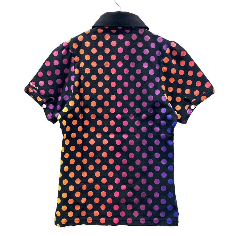 サイズ：M MARK&LONA マークアンドロナ 半袖ポロシャツ ドット柄