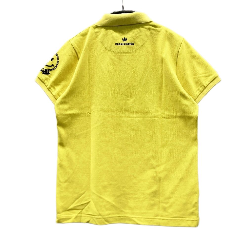 サイズ：1 PEARLY GATES パーリーゲイツ 半袖ポロシャツ イエロー系