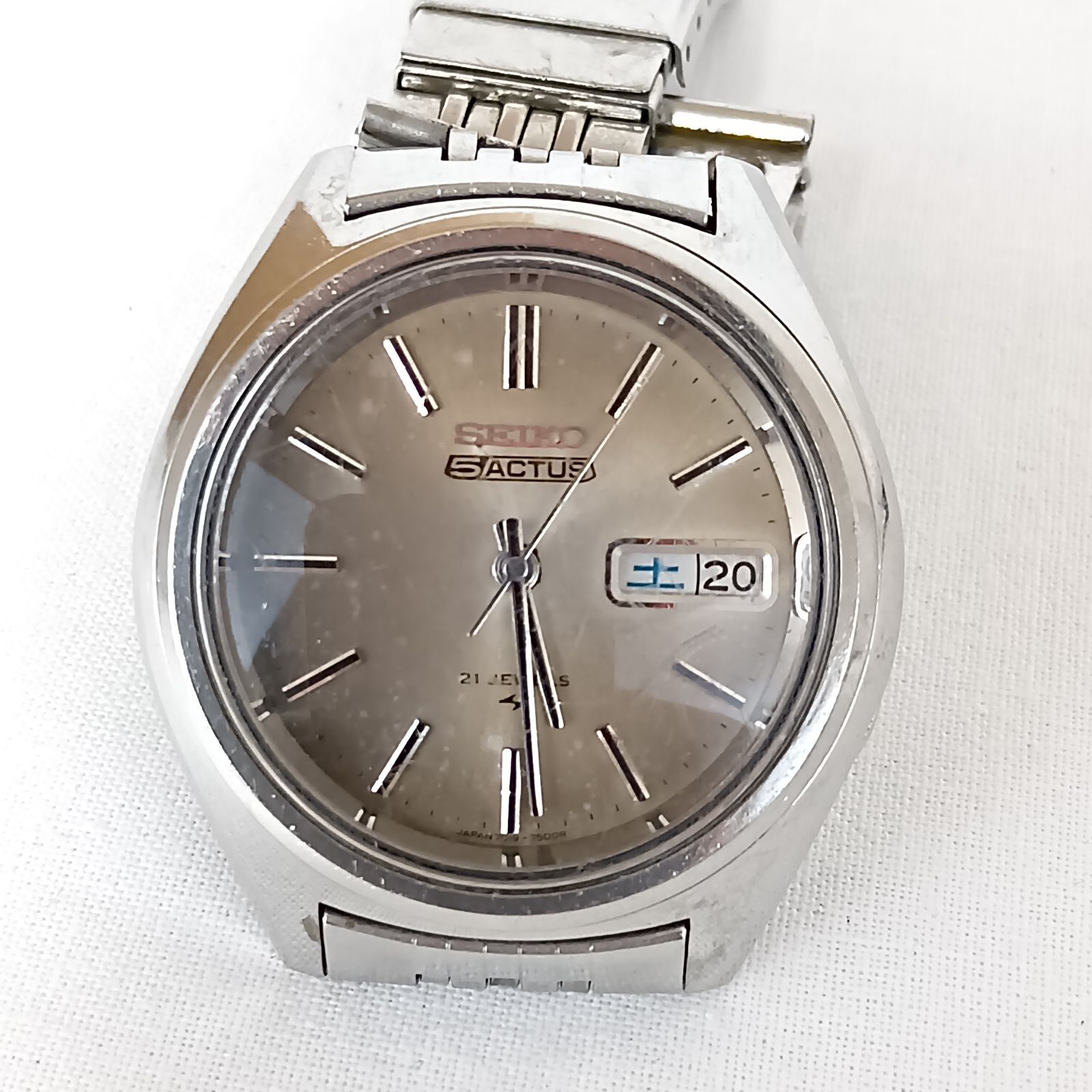 SEIKO ACTUS セイコー アクタス 21石 デイデイト付き自動巻き 腕時計 