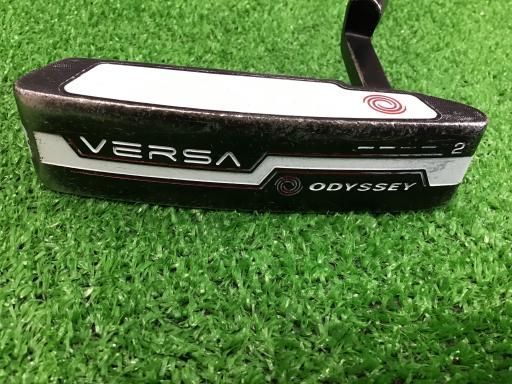 【中古】 オデッセイ VERSA #2 ブラック 34インチ パター PT スチール (フレックスその他) メンズ 男性用 右利き 右用 Dランク ゴルフクラブ