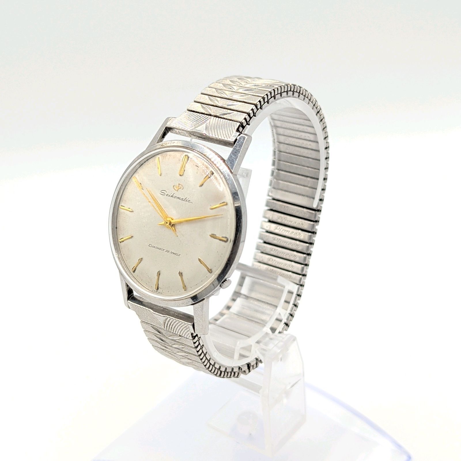 SEIKO Seikomatic Watch Automatic Men's Gold DIASHOCK Y2K 00S