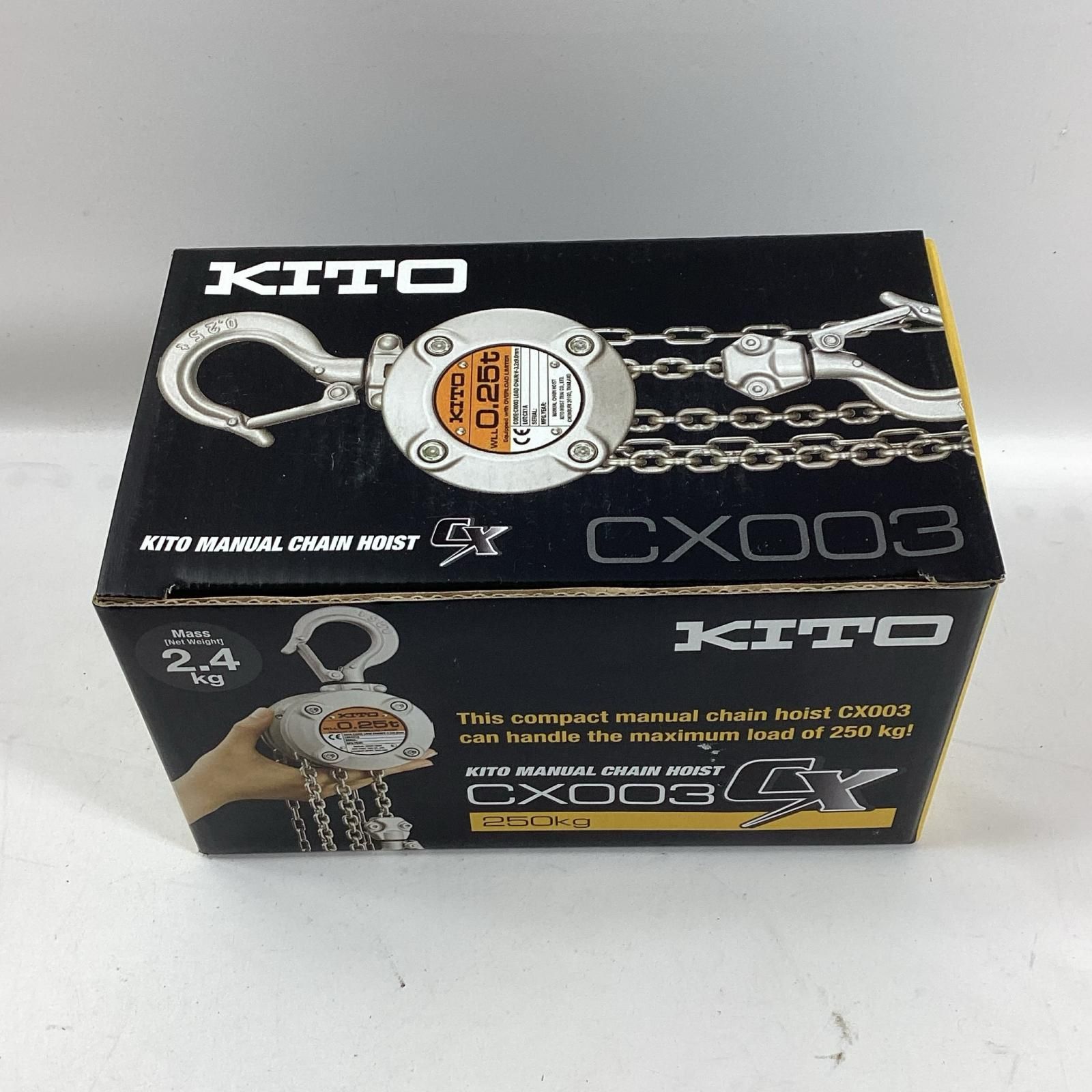 KITO キトー チェーンブロック CX 003 0 25ｔ