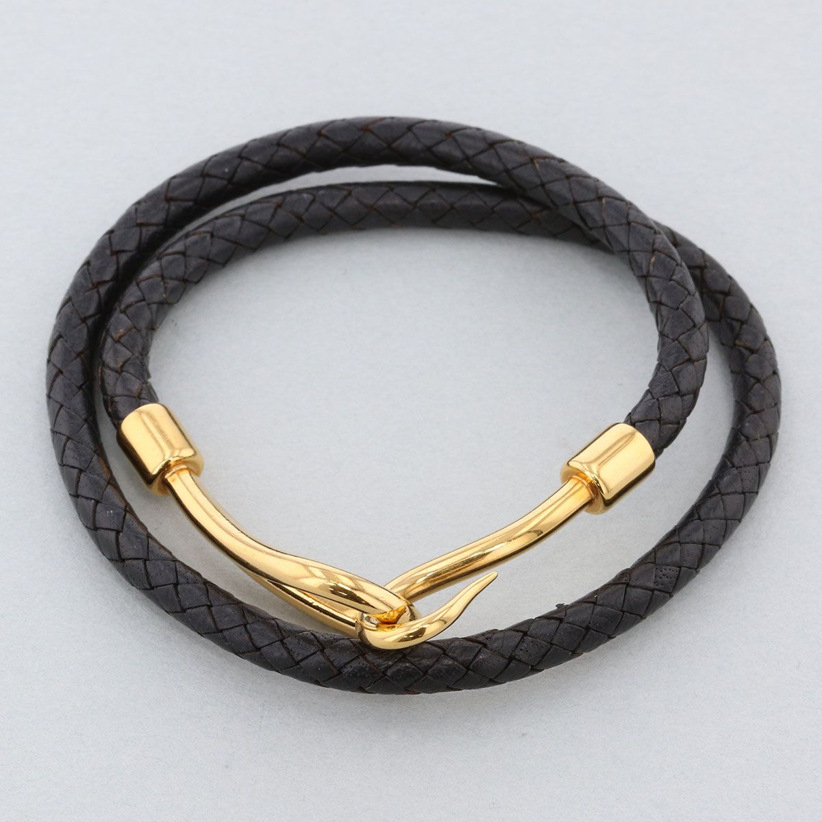 HERMES エルメス ジャンボクラスプ ブレスレット レディース レザー 