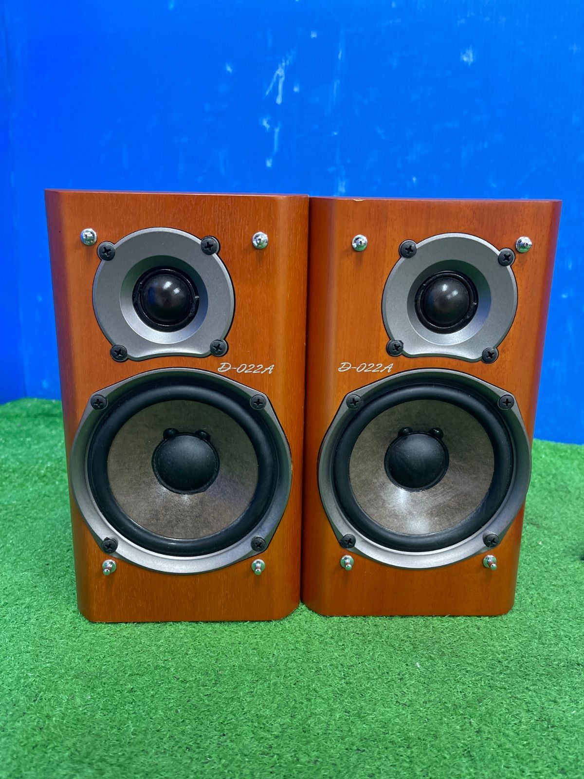 F549☆D-022A ONKYO 小型ブックシェルフ スピーカー 送料無料 動作品