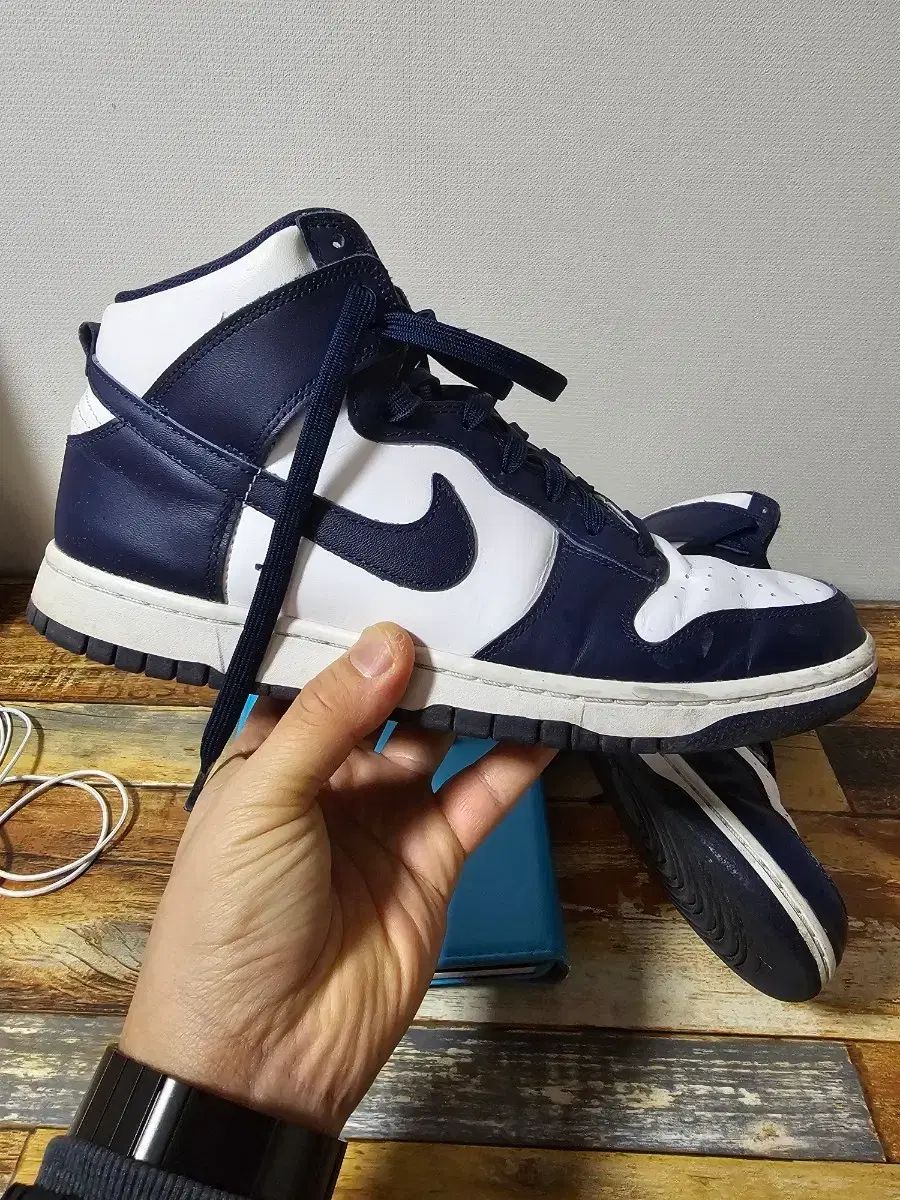 ナイキ ダンク ハイ チャンピオンシップ ネイビー 280 285 ジョーダン バスケシューズ