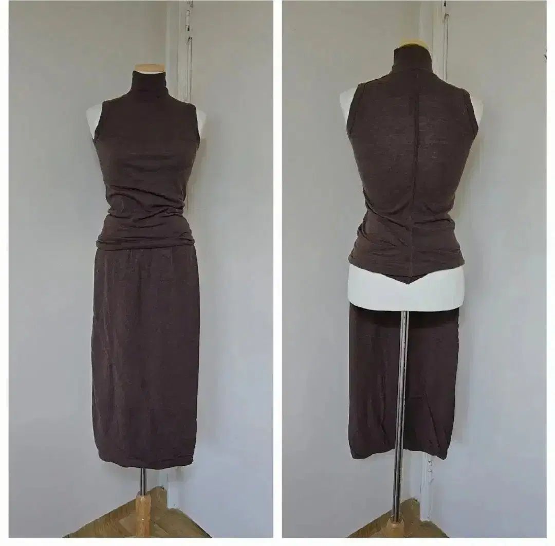 リックオウエンス リー タートルネック スカート ミディ丈 コンディション最高