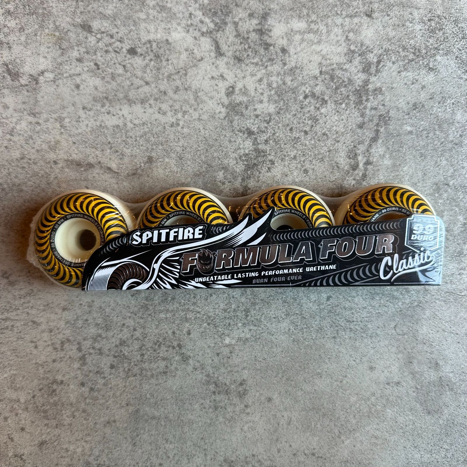 ウィール】FORMULA FOUR ”CLASSIC” 55mm 99DURO【SPIT FIRE】スピット