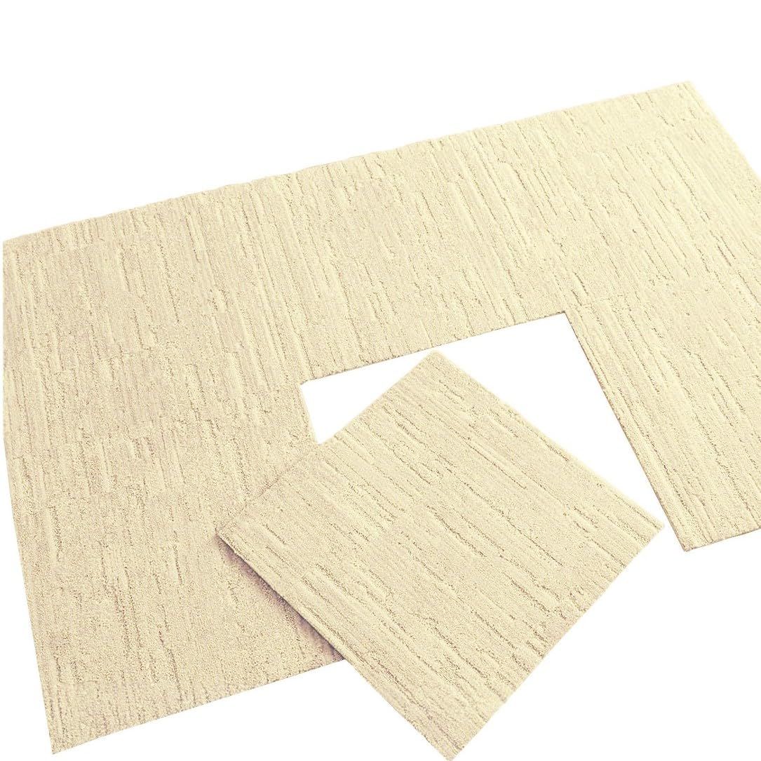 川島織物セルコン コールロワ ユニットラグ タイルカーペット ホワイト UR 2220 入り 1ケース