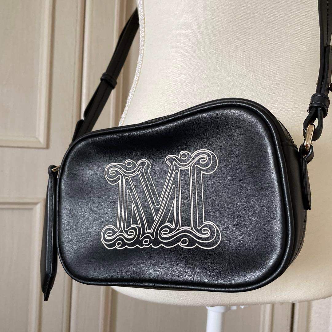 MaxMara マックスマーラ ショルダー バッグ ミニ 斜め掛け 黒 ブラック