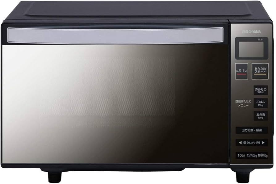 本体のみ アイリスオーヤマ 18 L 庫内フラット 電子レンジ MO FM 1804 B ブラック系