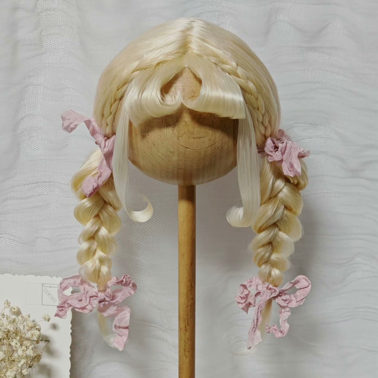 ブライス ウィッグ モヘアウィッグ 海外作家 JCWIG 姫さまスタイル クリーミーイエロー