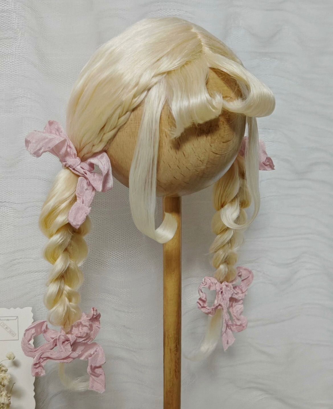 ブライス ウィッグ モヘアウィッグ 海外作家 JCWIG 姫さまスタイル クリーミーイエロー