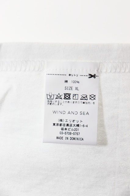 【中古】ウィンダンシー WIND AND SEA × CASETiFY INVERT TEE WHITE XL ケースティファイ インベート Tシャツ ウィンダンシー WIND AND SEA × CASETiFY INVERT TEE WHITE XL WDS