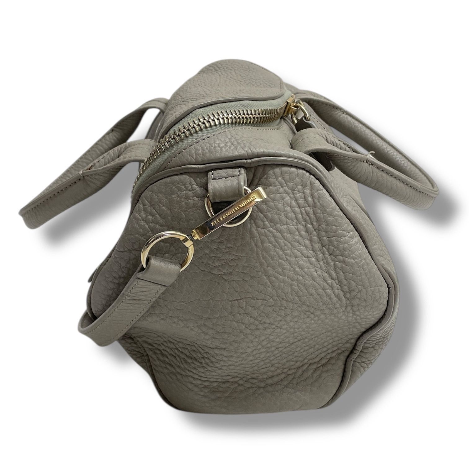 アレキサンダーワン バッグ 2WAY チェーン グレー　ポシェット レザー ALEXANDER WANG アレキサンダーワン ミニロッキー 2WAY ハンドバッグ